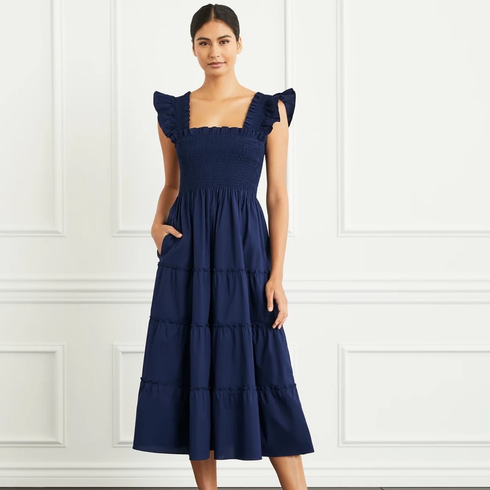 Navy Blue Ellie Nap Dress Hill House